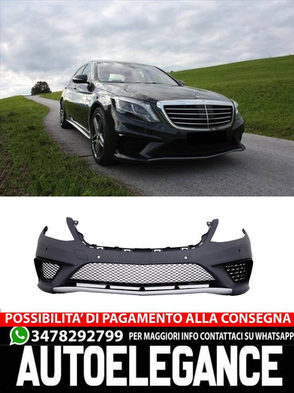 Paraurti anteriore adatto per Mercedes W222 Classe S (2013-06.2017) S63 Design