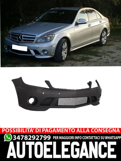 Paraurti anteriore adatto per Mercedes Classe C W204 (2007-2012) C63 Design