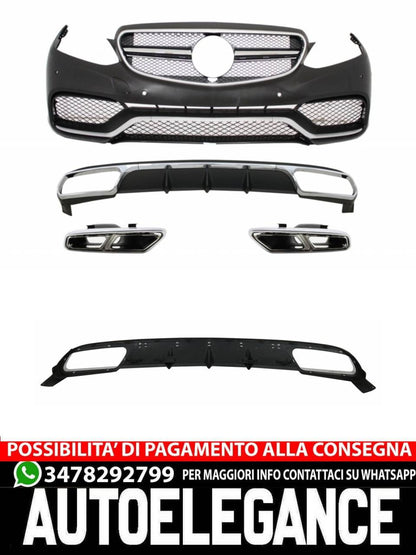 Front bumper suitable for Mercedes E-Class W212 Facelift (2013-2016) 