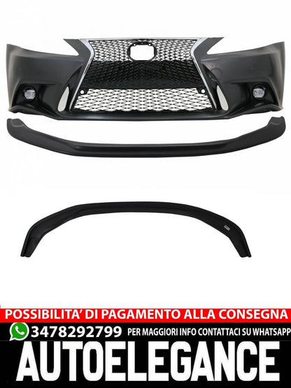 Paraurti anteriore con spoiler inferiore Labbro adatto per Lexus IS XE20