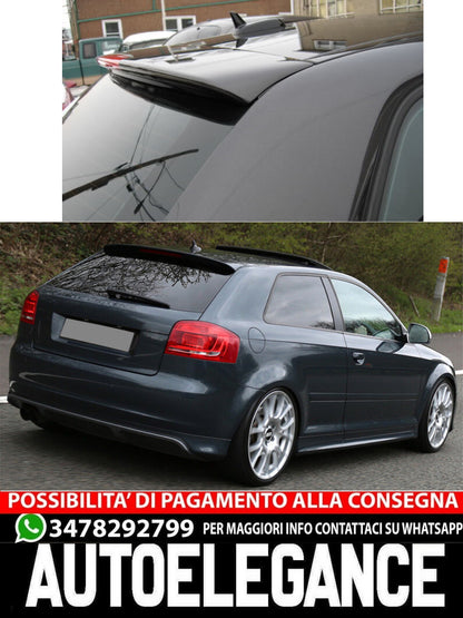 SPOILER  adatto per AUDI A3 8P STILE S-LINE 3 PORTE (2003-2013)