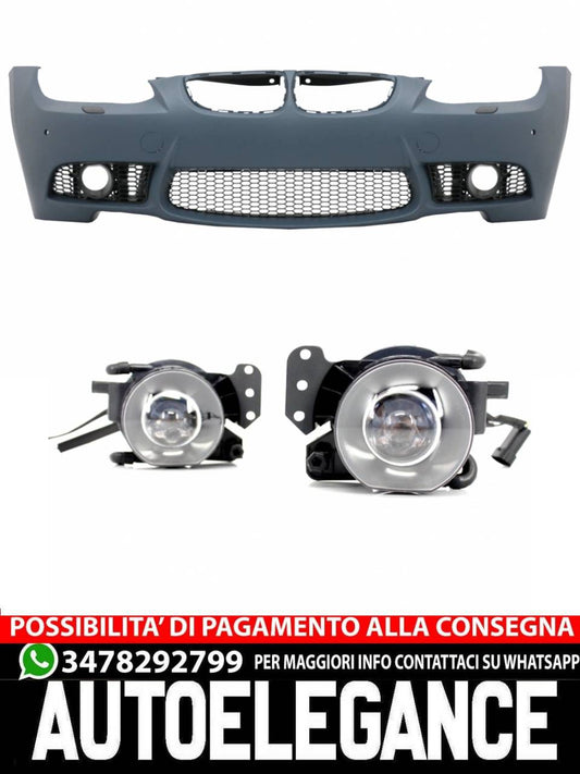 Front bumper with fog lamps suitable for BMW 3 Series E92