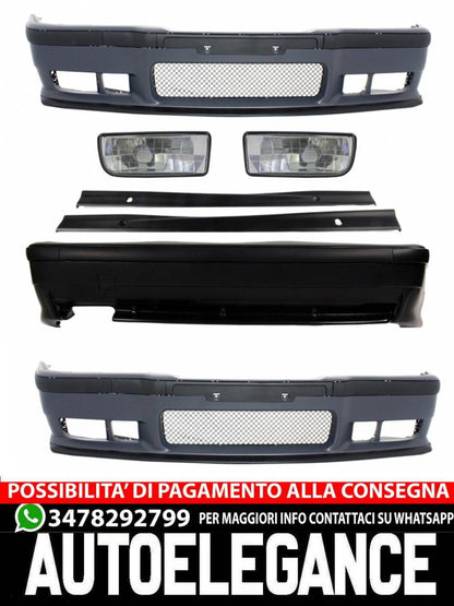 Complete body kit suitable for BMW 3 Series E36 1992-1998 with fog lights