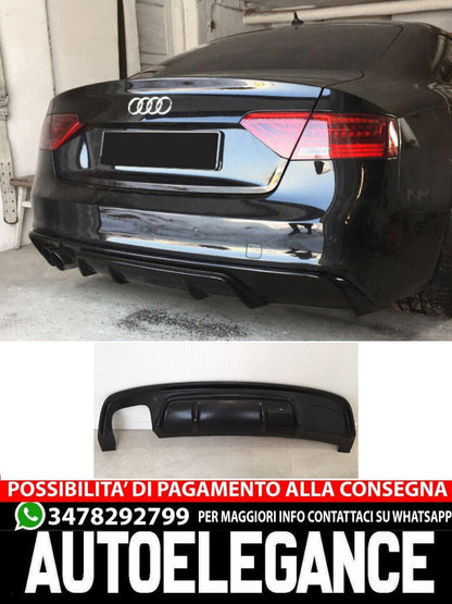 DIFFUSORE POSTERIORE ADATTO PER AUDI A5 SPORTBACK 8TA S-LINE LIFTING