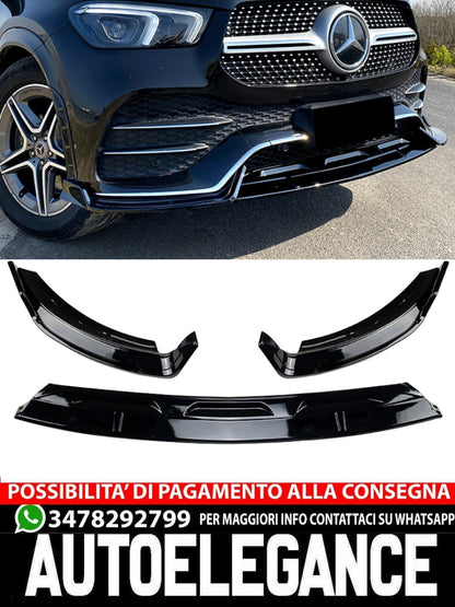 Splitter labbro spoiler anteriore adatto per Mercedes V167 C167 GLE con AMG