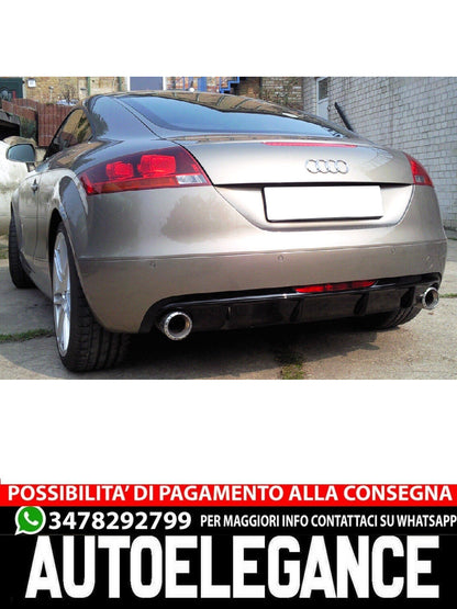 SPOILER PARAURTI POSTERIORE / DIFFUSORE / SPLITTER / VALANCE per AUDI TT 8J