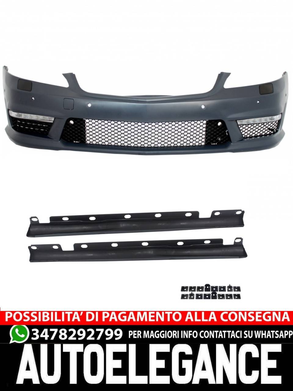 Front Bumper with Grille suitable for Mercedes S-Class W221 (2005-2010) 