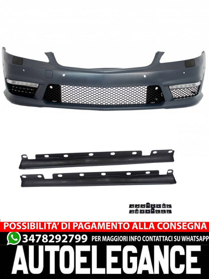 Front Bumper with Grille suitable for Mercedes S-Class W221 (2005-2010) 