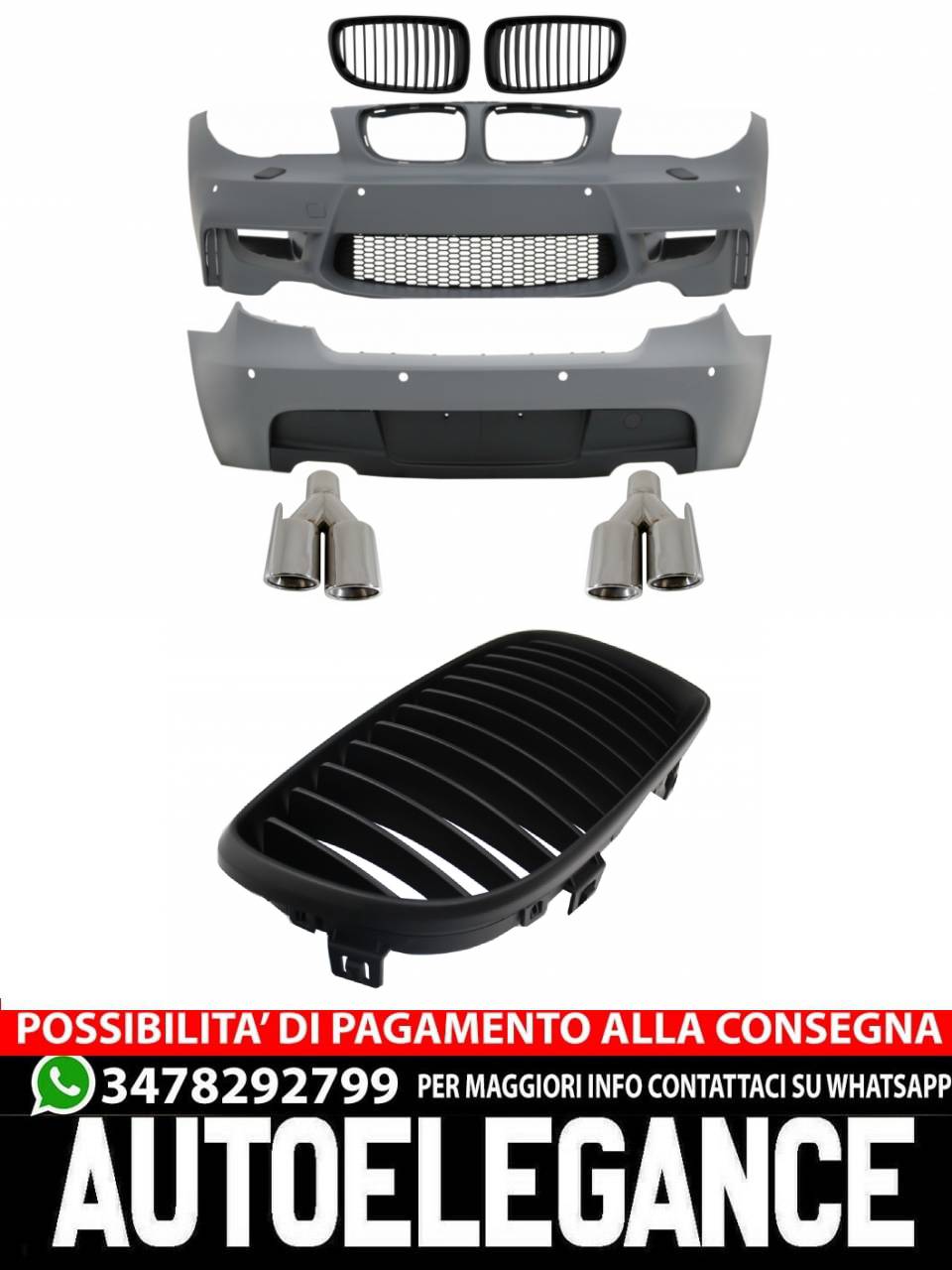 Body kit suitable for BMW 1 Series E81 E87 Hatchback (2004-2011) M-Technik
