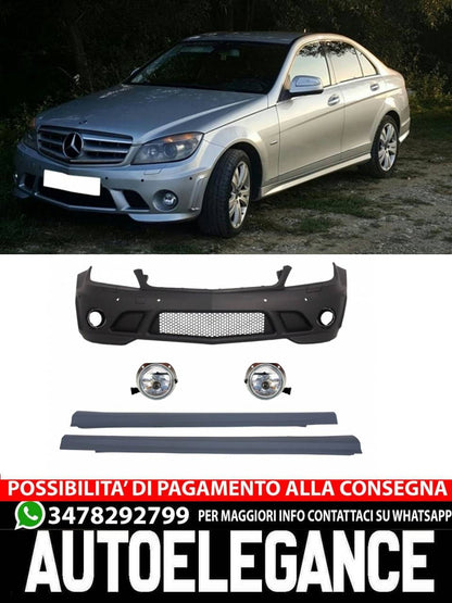 Paraurti anteriore PDC adatti per Mercedes Classe C W204 (2007-2012)