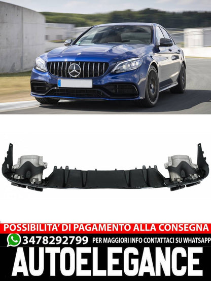 Paraurti anteriore con diffusore adatti per Mercedes Classe C A205 (2014-2019)