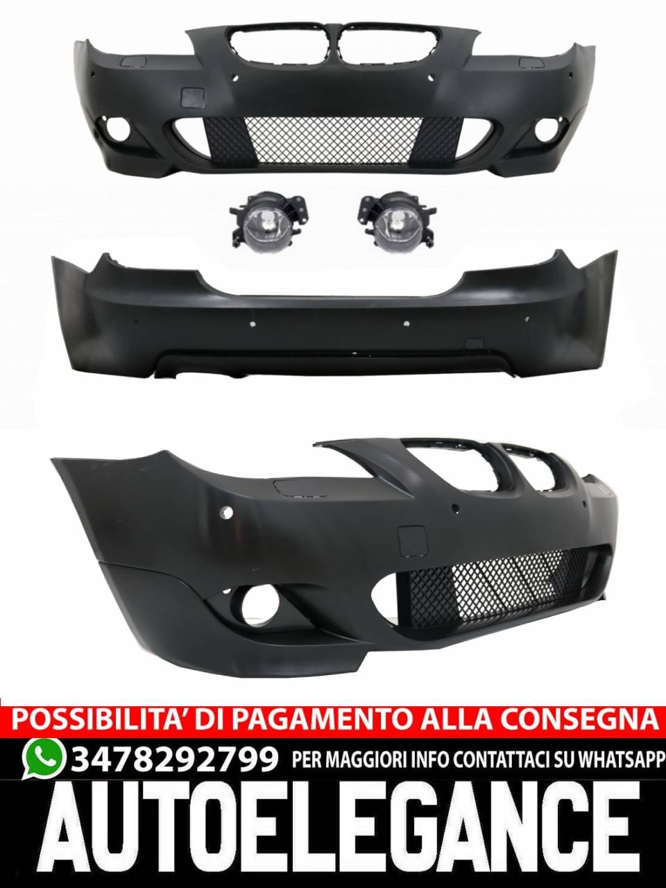 Kit carrozzeria adatto per BMW Serie 5 E60 Berlina Non-LCI (2003-2007) M-Tech