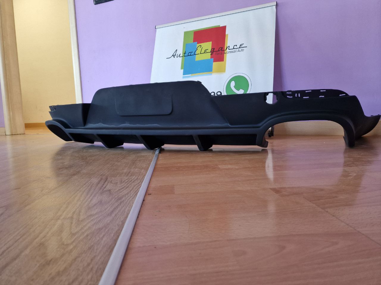 PORSCHE PANAMERA 2013-2016 DIFFUSORE SPORTIVO POSTERIORE SOTTO PARAURTI -1-