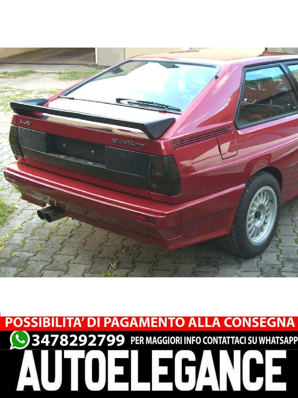 SPOILER adatto per AUDI UR QUATTRO