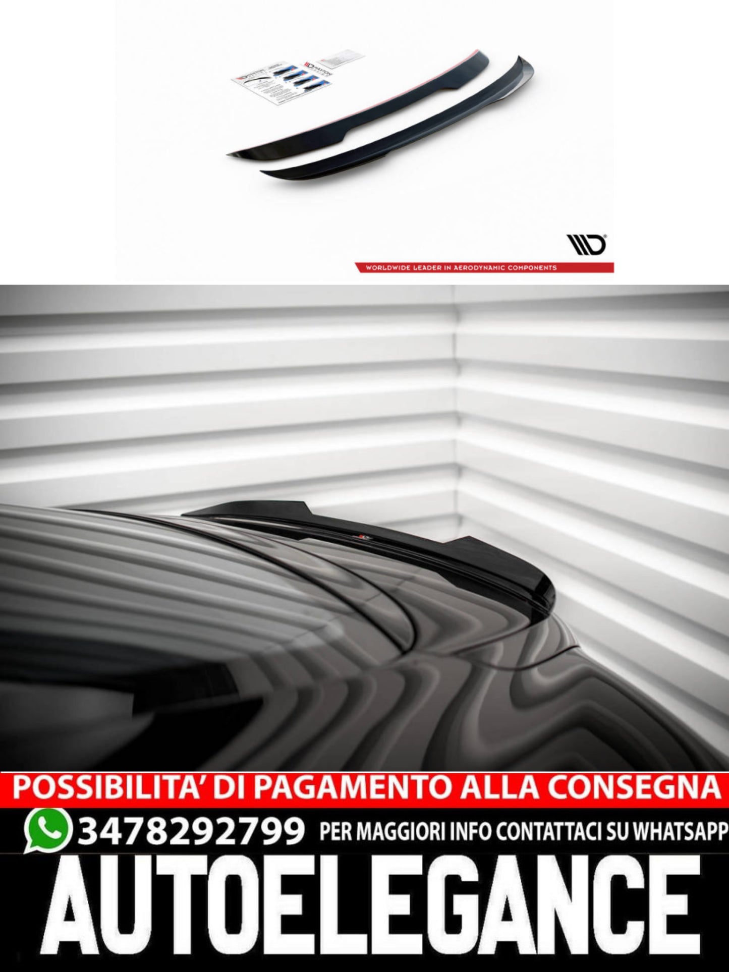 TAPPO SPOILER adatto per BENTLEY CONTINENTAL GT V8 S MK2  2014-2016