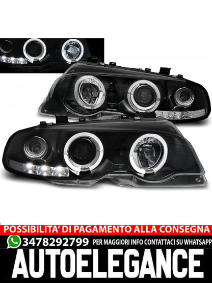 FARI ANGEL EYES NERO adatti compatibili per BMW E46 04.99-03.03 COUPE