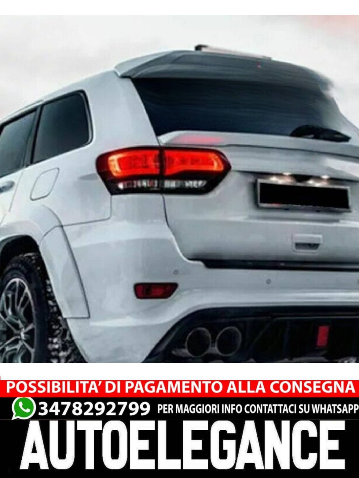 SPOILER adatto per JEEP GRAND CHEROKEE WK2 2014-21