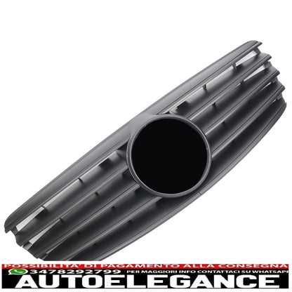 sports grill radiator grill suitable for mercedes w211 s211 e up to 2006 matt black - shows original titleoriginal textsport grill kühlergrill fit for mercedes w211 s211 e bis 2006 matt schwarz