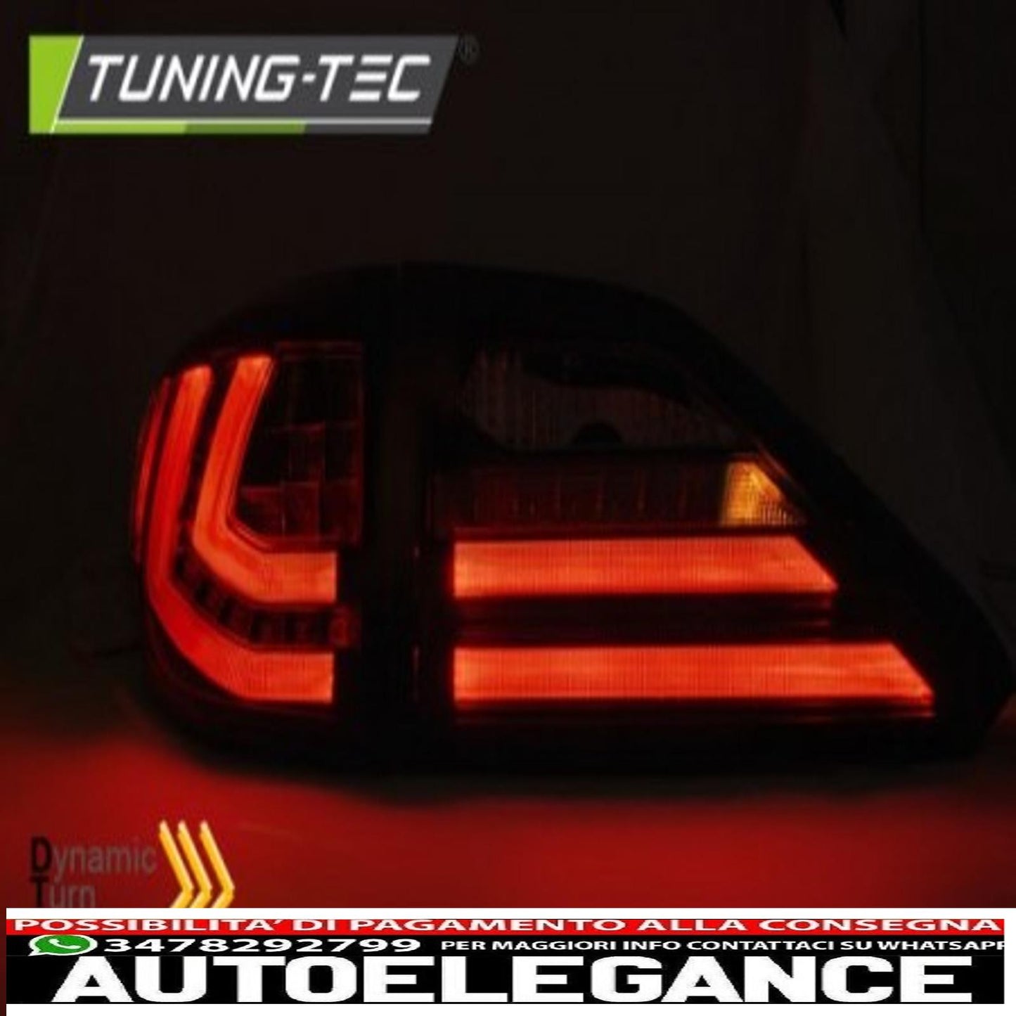 lexus rx iii 350 09-12 led black sql