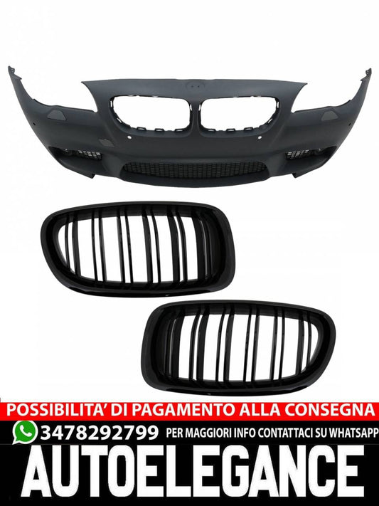 Front bumper with center grills suitable for BMW 5 Series F10 F11 2011-2014