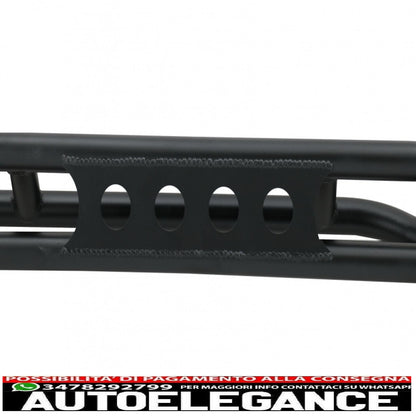 Running Boards Side Steps Nerf Bars Fit For Jeep Wrangler Rubicon JK (2007-2017) 2 Door Iron