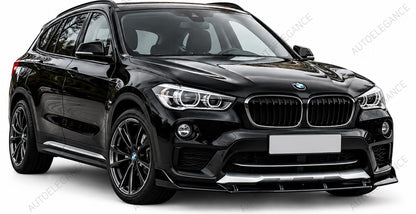 👉SPLITTER PARAURTI ANTERIORE NERO LUCIDO RS - 3P ADATTO PER BMW X1 E84👈
