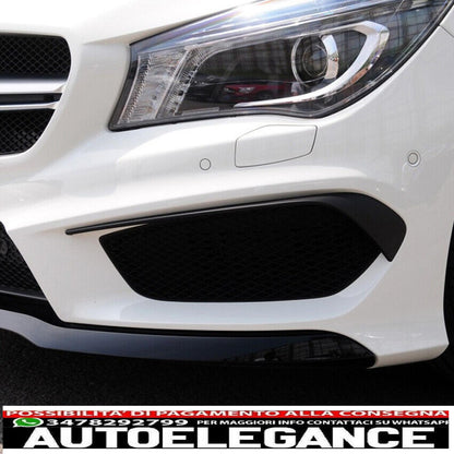 Spoiler front wings spoiler suitable for Mercedes C117 CLA-Class facelift - show original title original text spoiler front wings spoiler suitable for Mercedes C117 CLA-Class pre-facelift