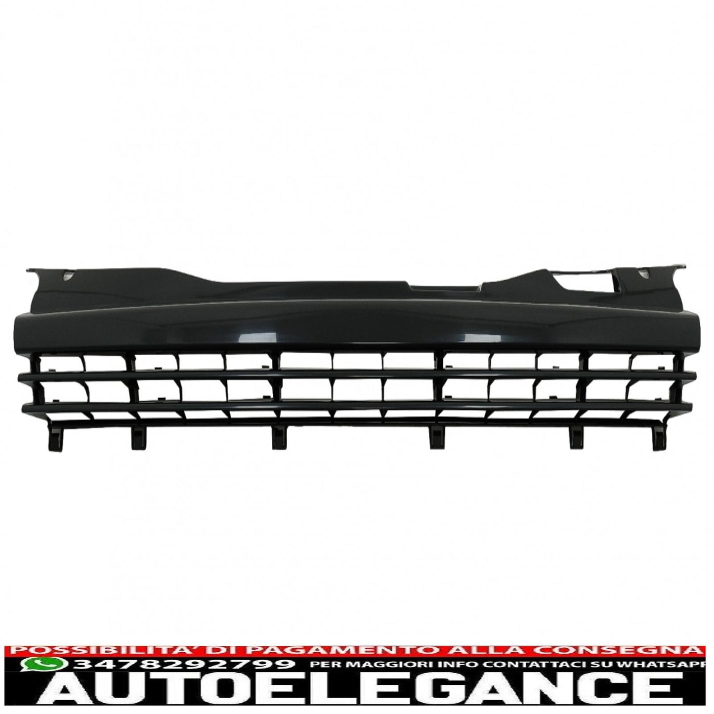 Sport front grille without badge suitable for opel astra h combi limousine 5 doors hatchback (2004-10.2006) piano black 