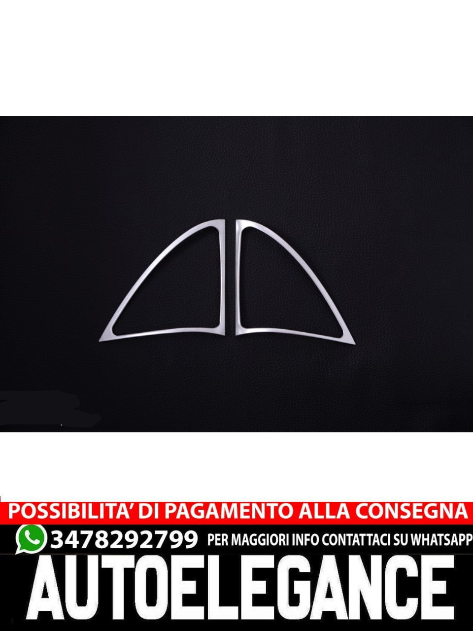Per Mercedes W212 Classe E altoparlanti telaio cromato pannello porte anteriori