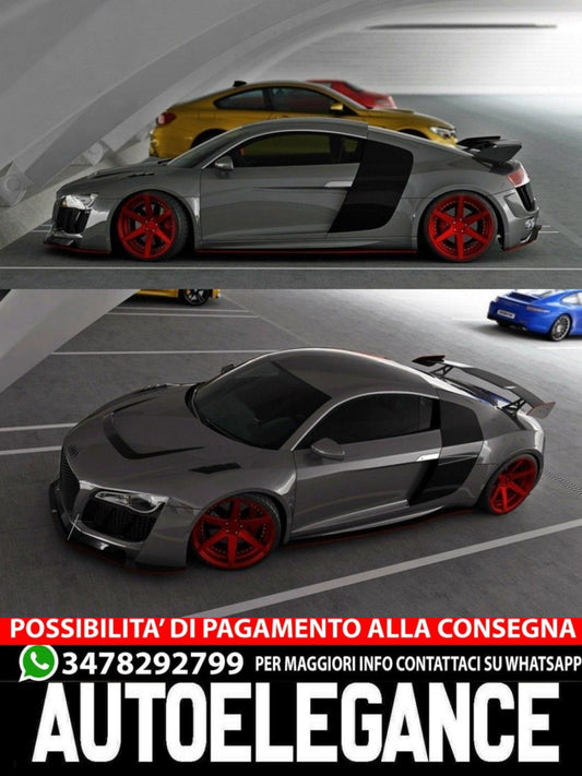 SPOILER ADATTO PER AUDI R8 MK.1   2006-2015