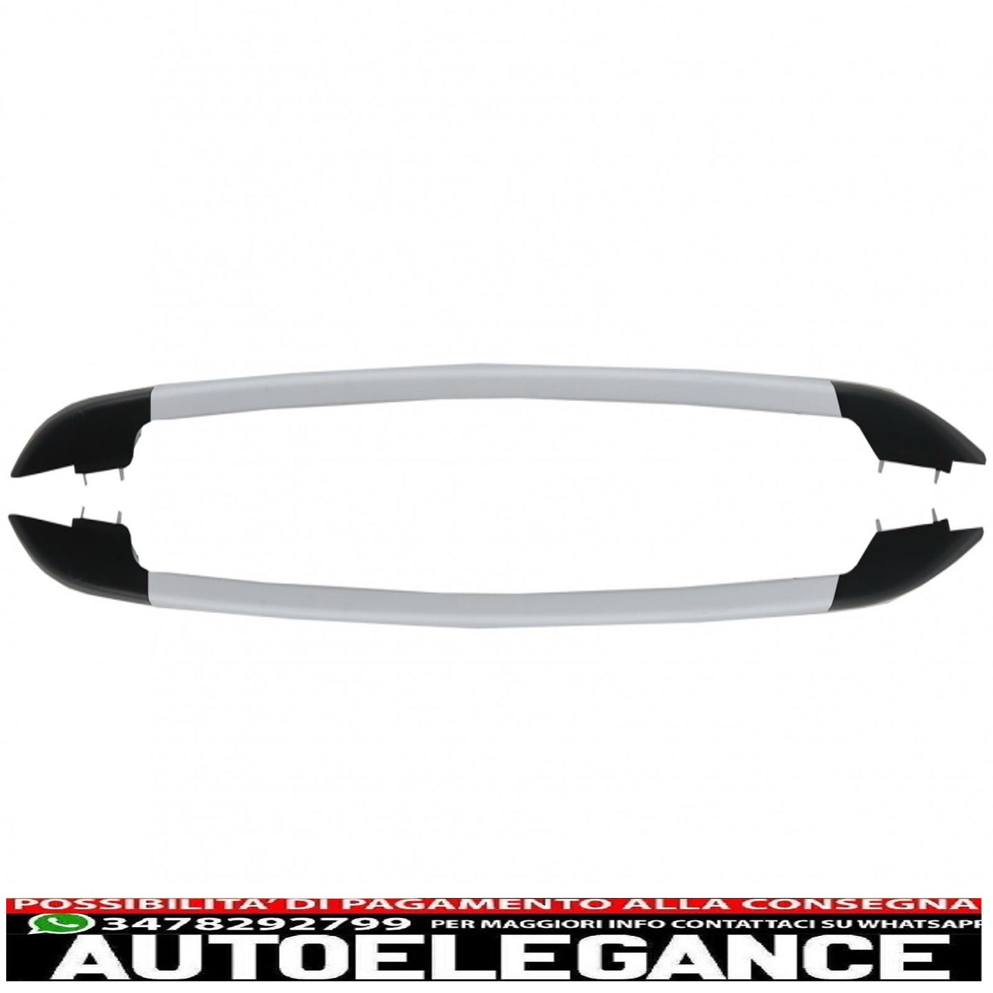 Roof Rack Suitable for Ford Ranger T6 T7 T8 Double Cab (2012-2020) Silver