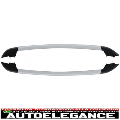 Roof Rack Suitable for Ford Ranger T6 T7 T8 Double Cab (2012-2020) Silver