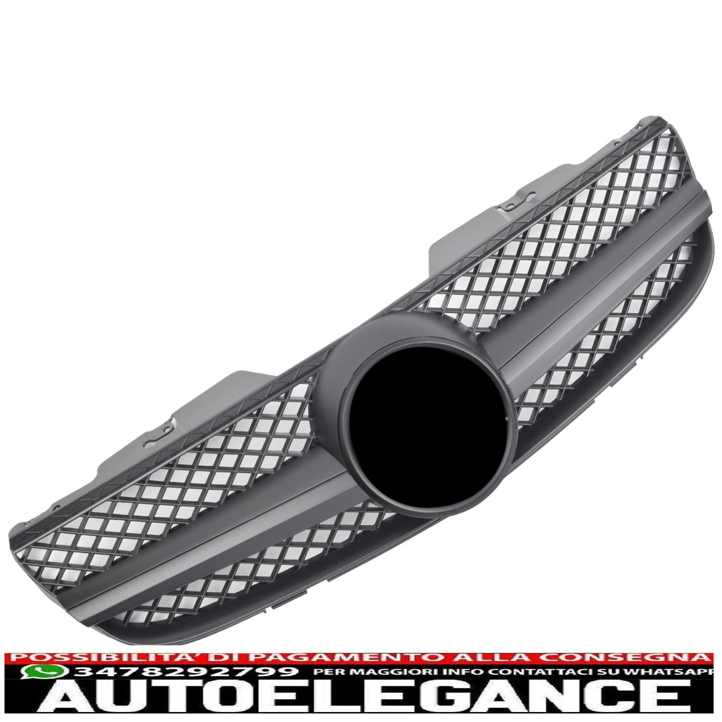 griglia sport griglia radiatore adatto per mercedes r230 sl 2006-2008 nero opaco-mostra il titolo originaletesto originalegrill sport kühlergrill passt für mercedes r230 sl 2006-2008 matt schwarz