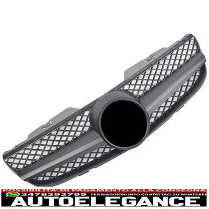 griglia sport griglia radiatore adatto per mercedes r230 sl 2006-2008 nero opaco-mostra il titolo originaletesto originalegrill sport kühlergrill passt für mercedes r230 sl 2006-2008 matt schwarz