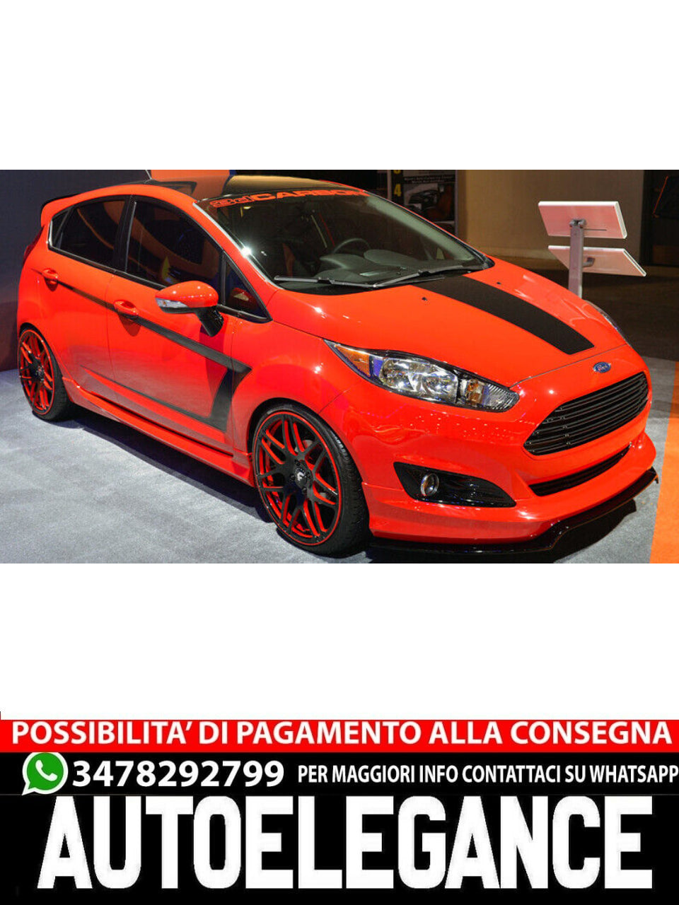 COMPLETE KIT SUITABLE FOR FORD FIESTA 7 RESTYLING ZETEC S STYLE (2012-2017) 5 DOORS 