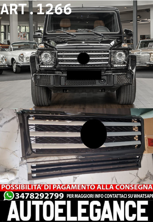 ART. 1266 GRIGLIA CLASSE G W463 1990-2018 cromata nera LOOK AMG + STELLA