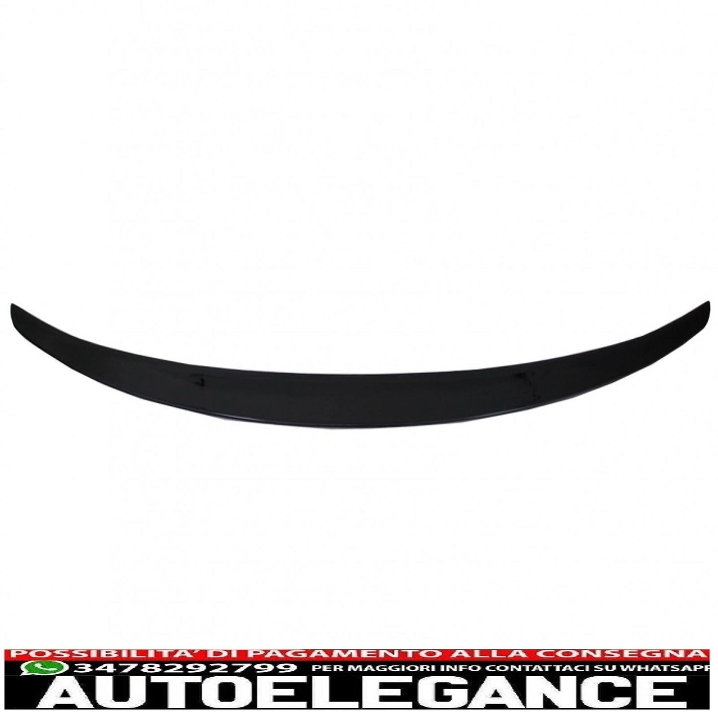 trunk spoiler suitable for audi a4 b8 sedan (2008-2015) piano black 