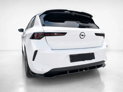 👉Splitter posteriore per Vauxhall /Opel Astra L Hatchback 21- ABS nero lucido👈