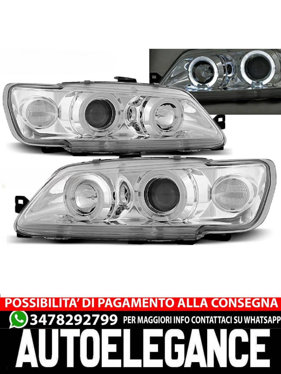 PEUGEOT 306 02.93-04.97 ANGEL EYES CROMATI