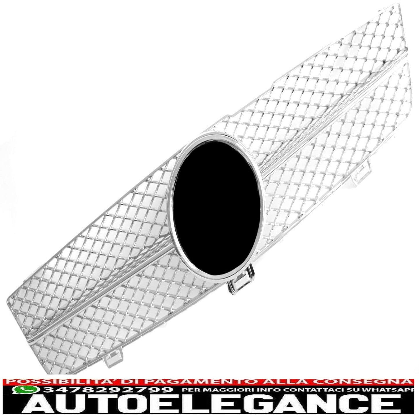 Griglia del radiatore sportiva per Mercedes W219 CLS 2008-2010 cromata