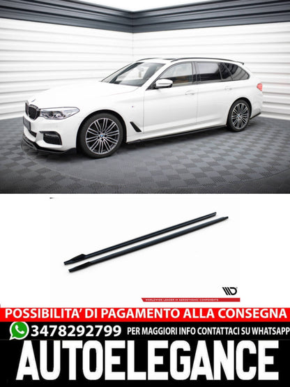 MINIGONNE LATERALI adatte per V.2 BMW 5 M-PACK G30 / G31  (2017-2020)