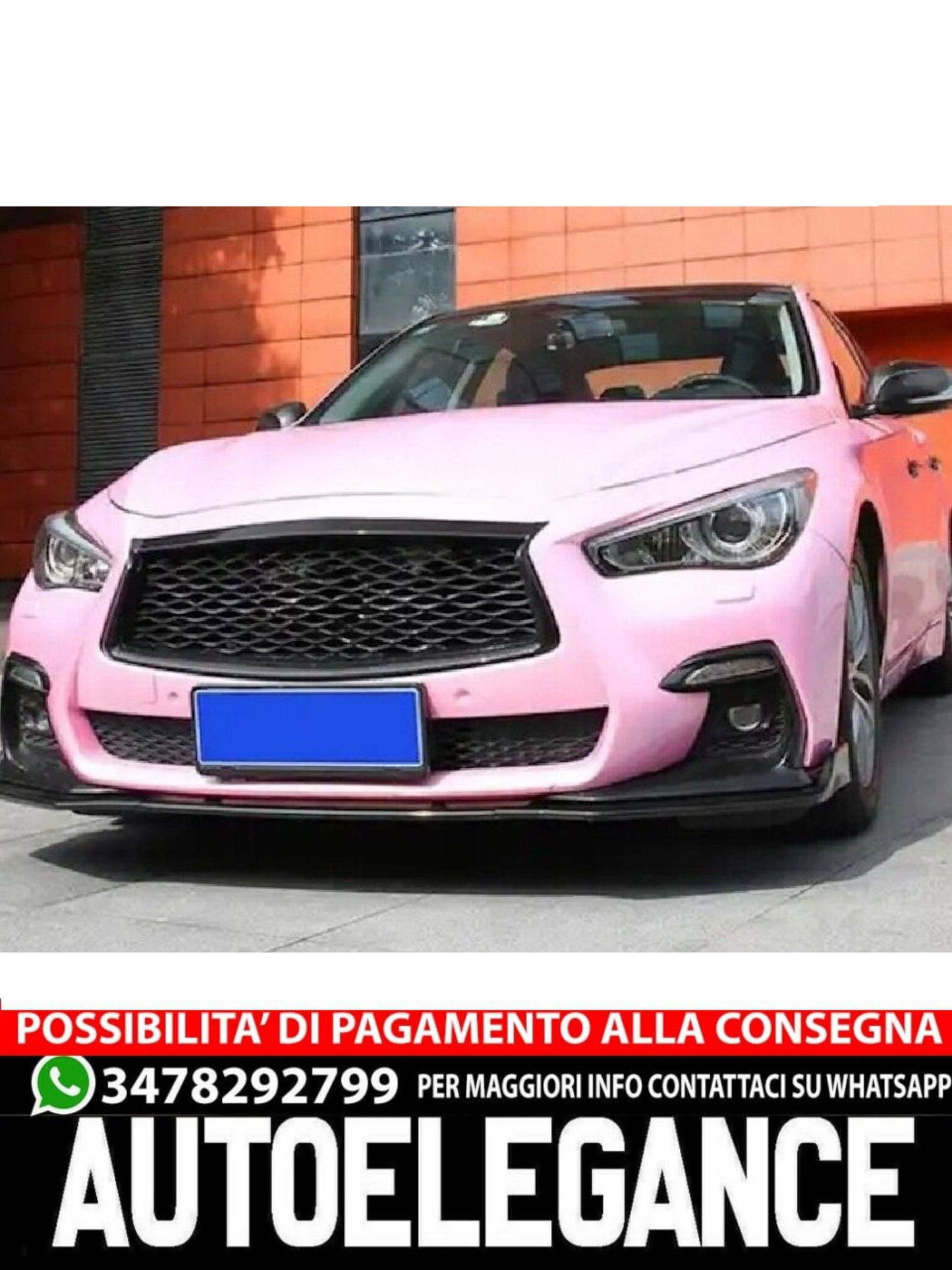 SPOILER adatto per  INFINITI Q50S 2018-2021