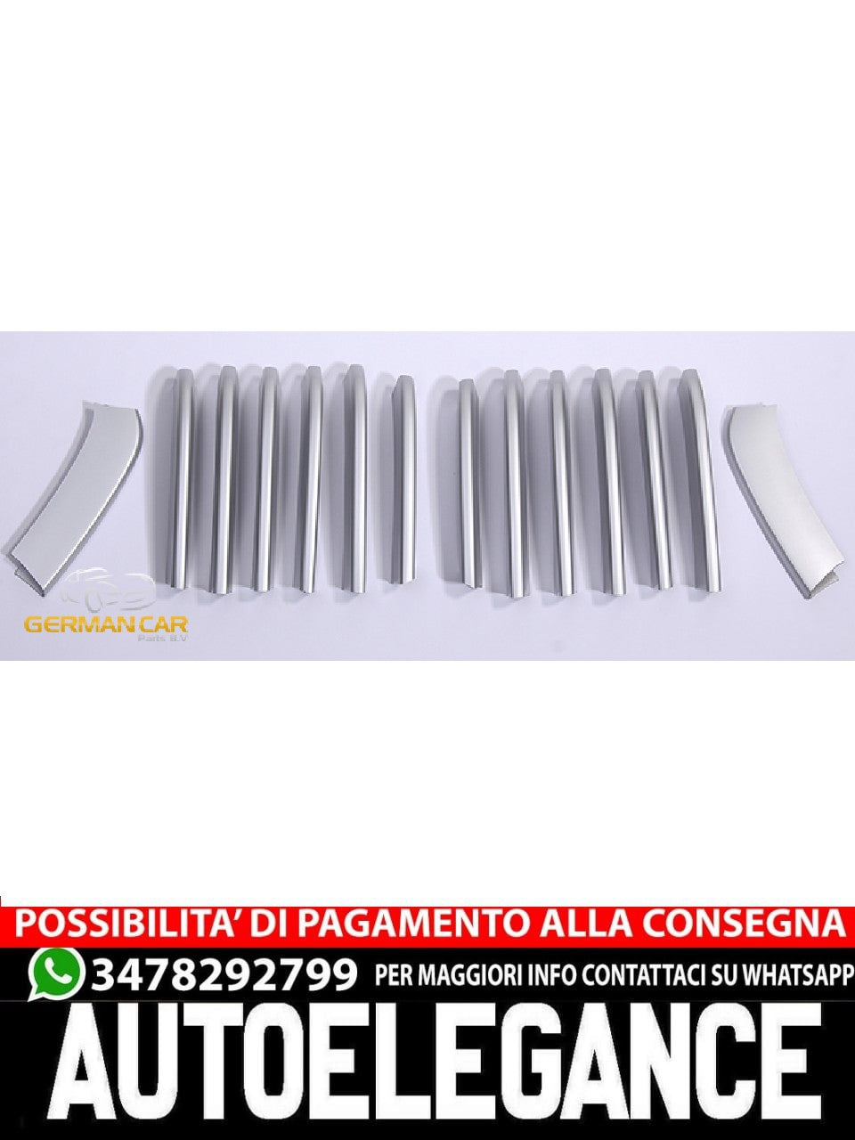 Adatto per pannelli griglia BMW X5 F15 e X6 F16 telaio cromato 14 pezzi