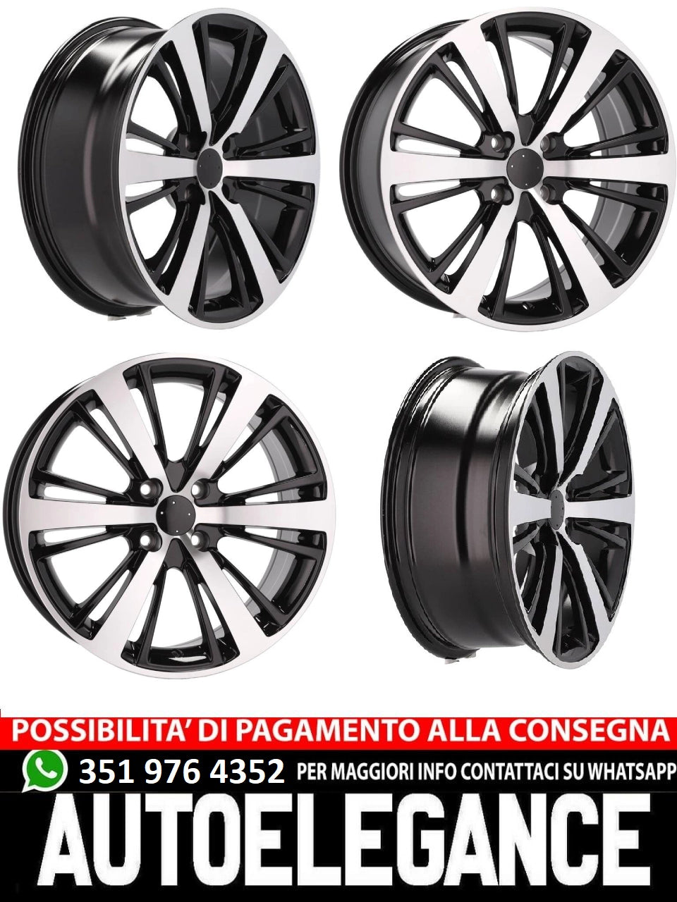 ALLOY WHEEL 17" Suitable for AUDI CITROEN DS FORD JEEP MAZDA OPEL PEUGEOT 