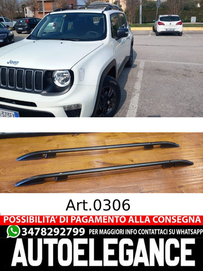PORTAPACCHI NERO ADATTO PER JEEP RENEGADE 2014 - 2023