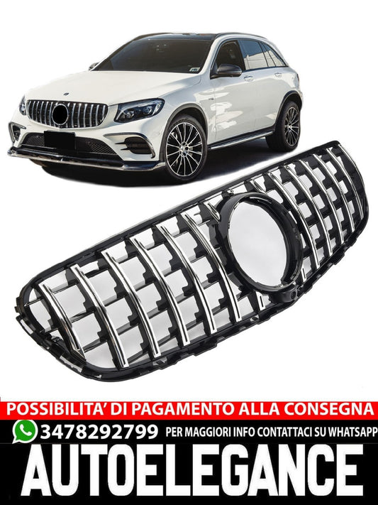 Sports grille for Mercedes X253 GLC-Class in PANAMERICANA OPTIK 3 