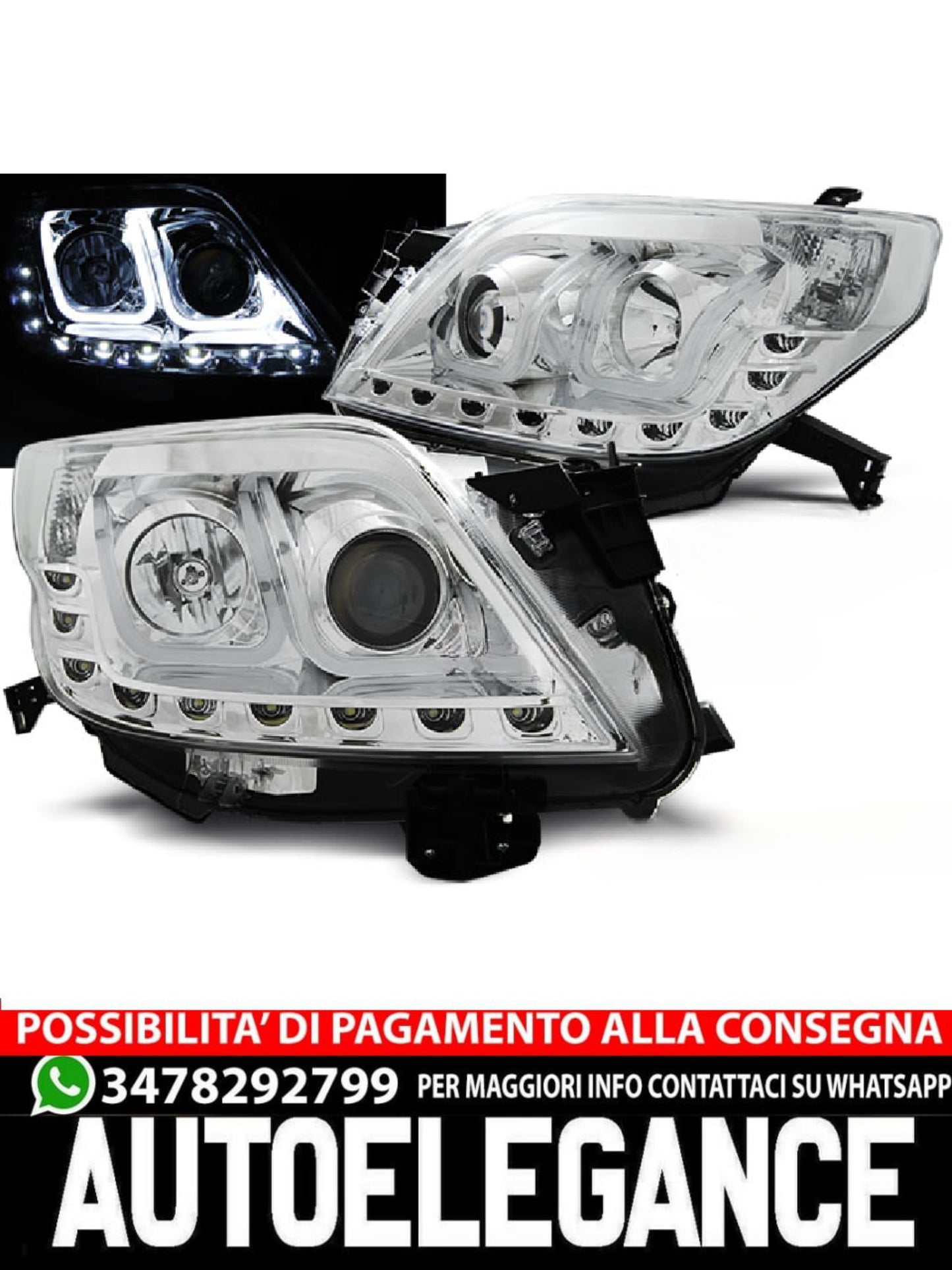 TOYOTA LAND CRUISER 150 09-13 TUBO LUCE CROMATO