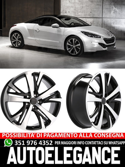 CERCHI CERCHIO IN LEGA 18"Adatto per ALFA ROMEO CITROEN DS FIAT FORD JAGUAR LANCIA LAND ROVER LINCOLN OPEL PEUGEOT RENAULT SMART TOYOTA VOLVO