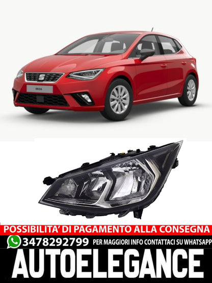Faro anteriore sinistro per Seat Ibiza Arona KJ 2017- H7 faro anteriore LWR