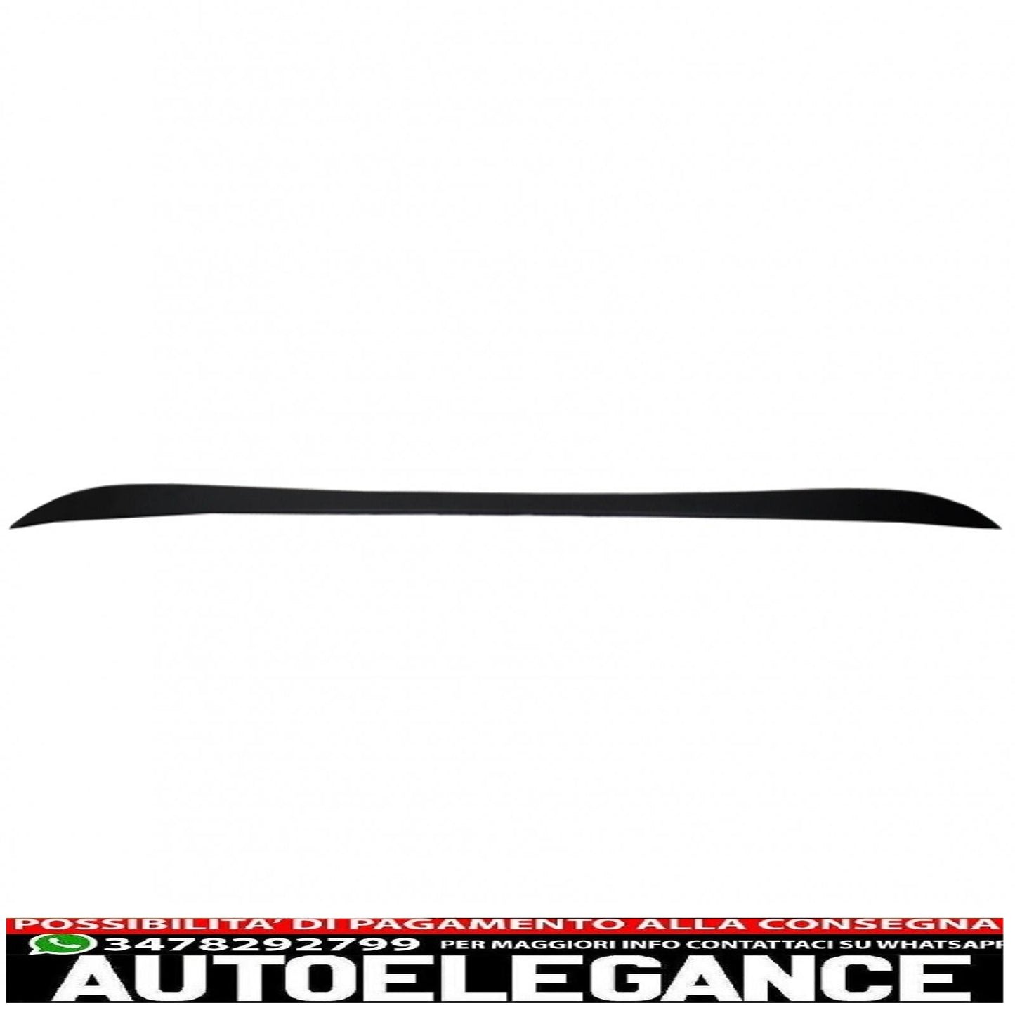 trunk spoiler suitable for mercedes e-class w213 (2016-up) matt black 